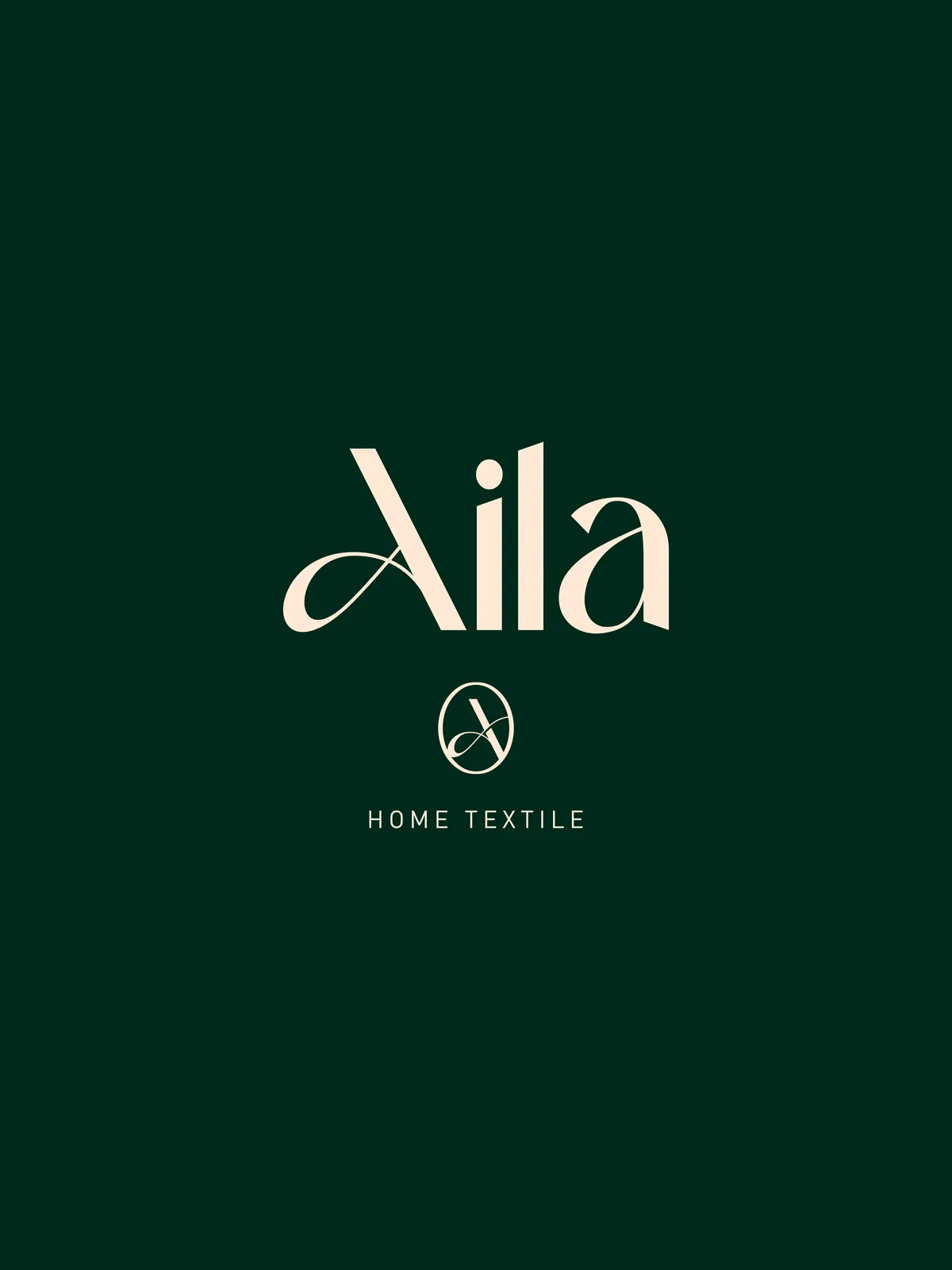 Aila home textile — identity and signage; image 7 of 9