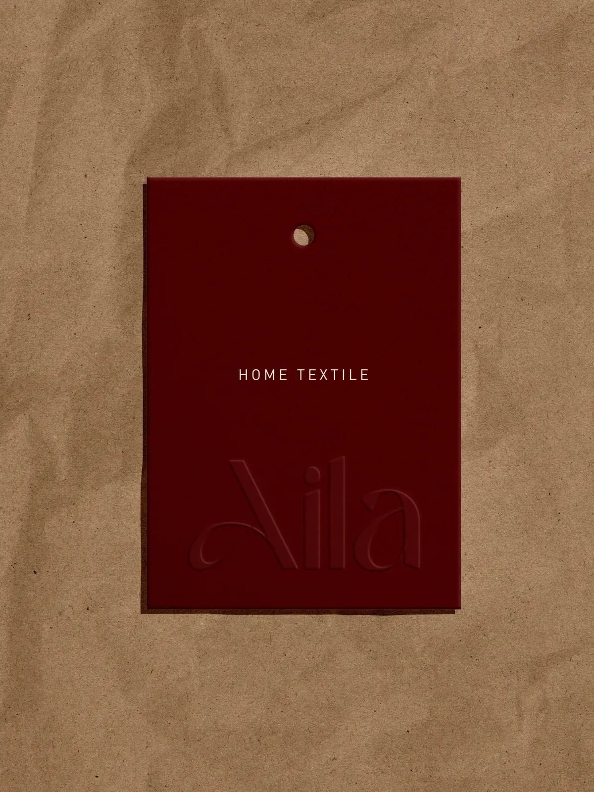 Aila home textile — identity and signage; image 4 of 9