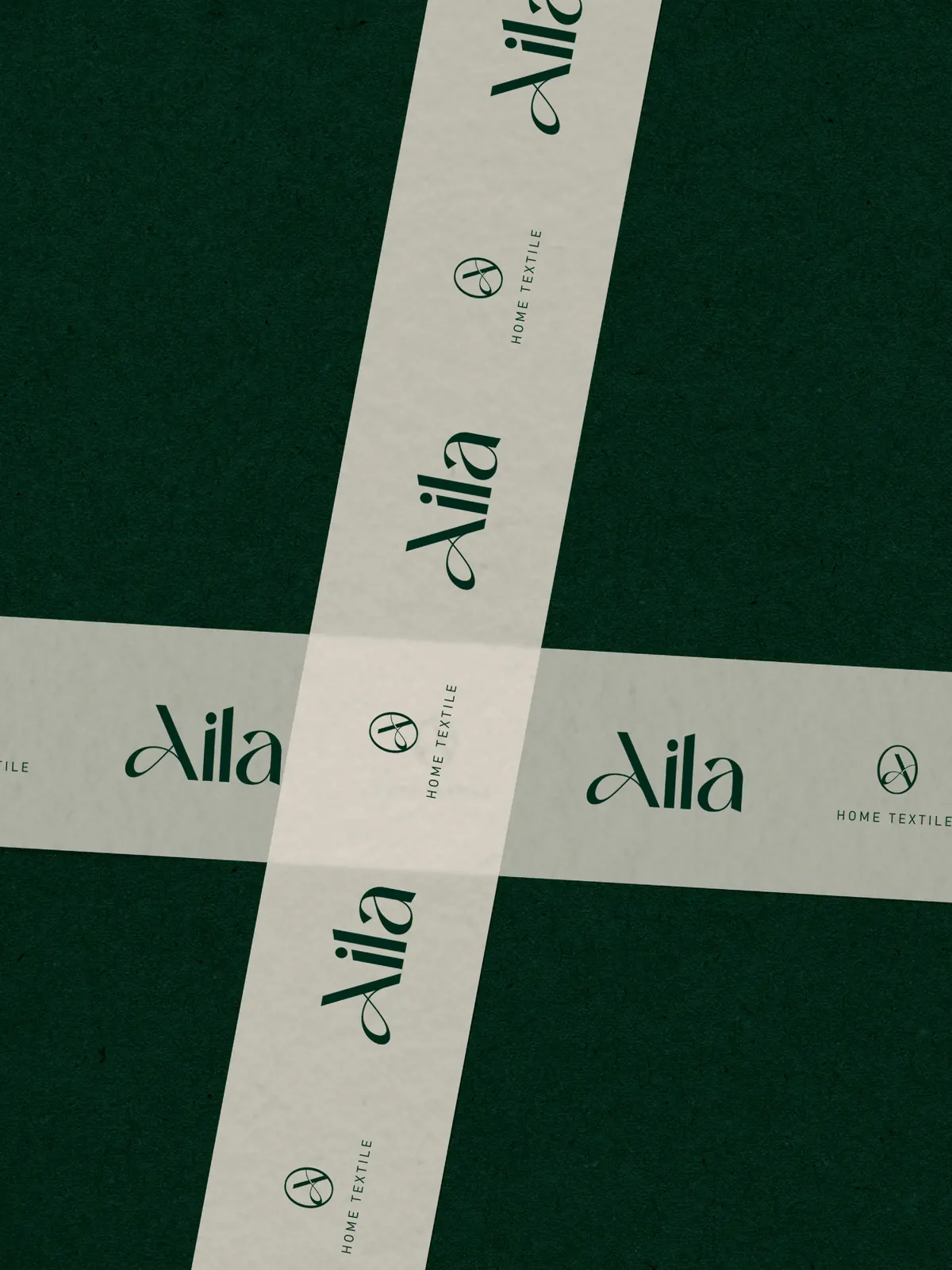 Aila home textile — identity and signage; image 5 of 9