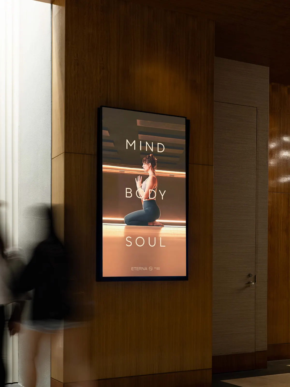 Eterna wellness space — identity and campaign; image 2 of 8