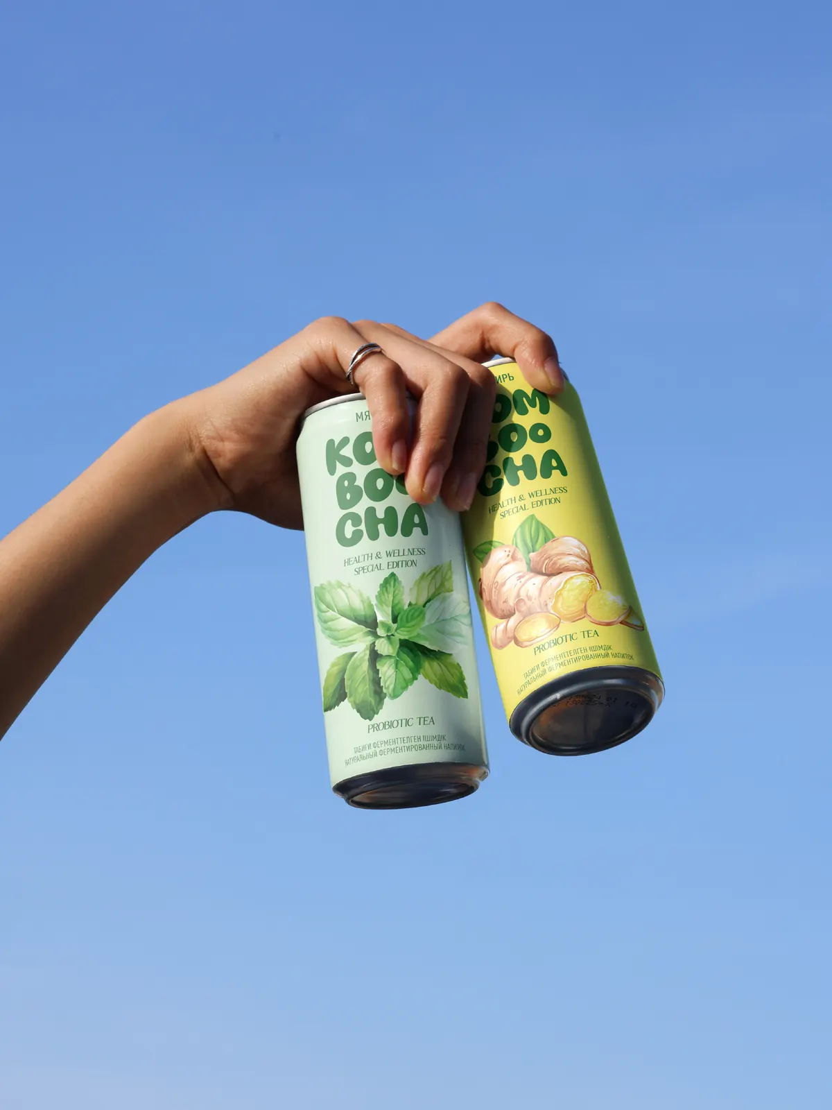 Kombucha probiotic tea — identity, packaging and merch; image 5 of 9