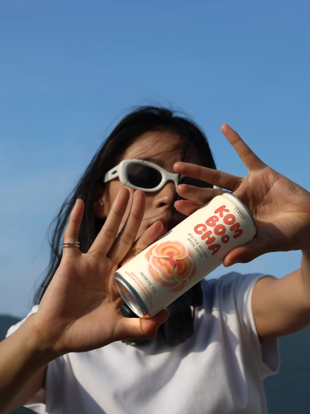 Kombucha probiotic tea — identity, packaging and merch; image 3 of 9
