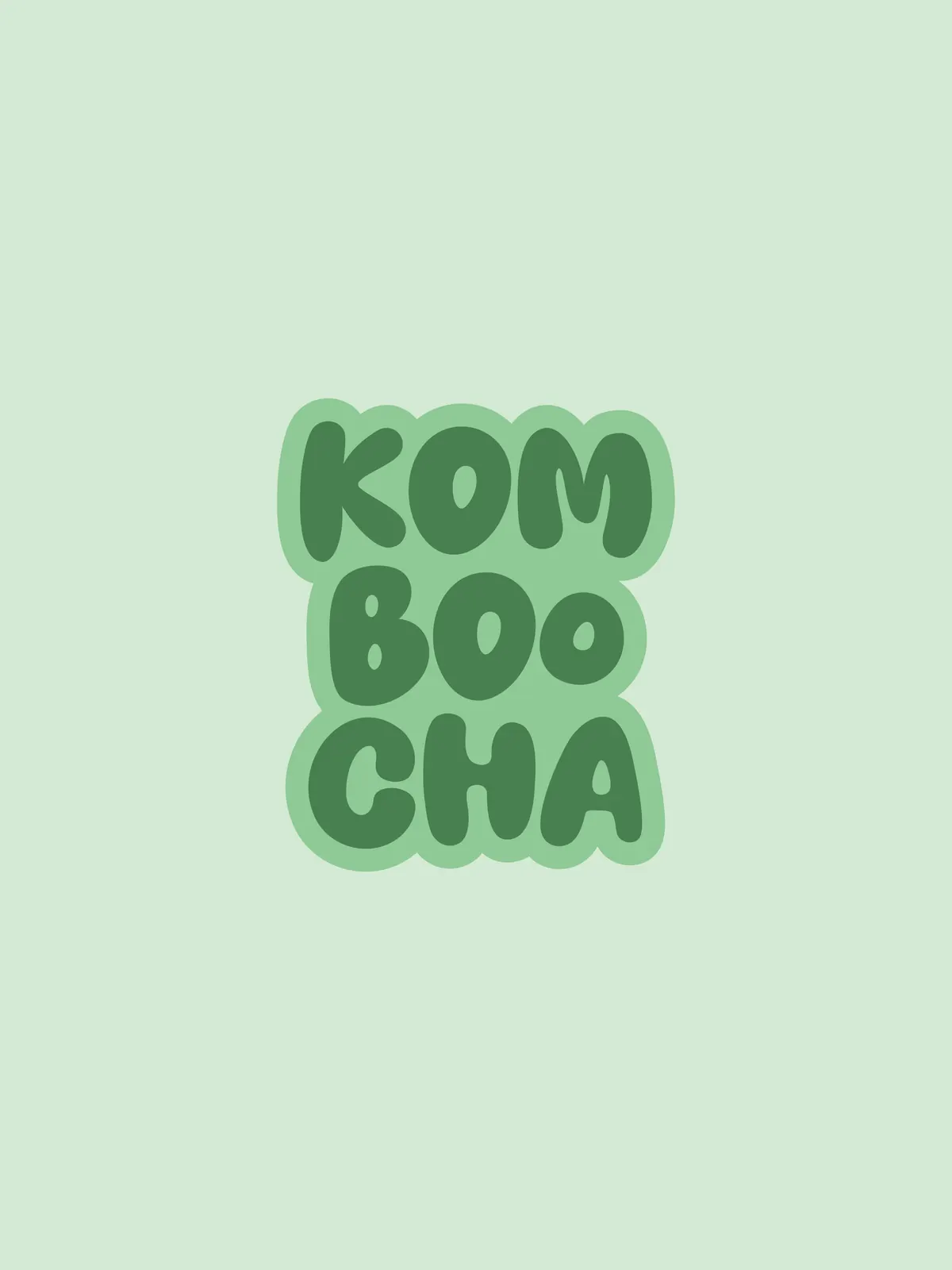 Kombucha probiotic tea — identity, packaging and merch; image 9 of 9