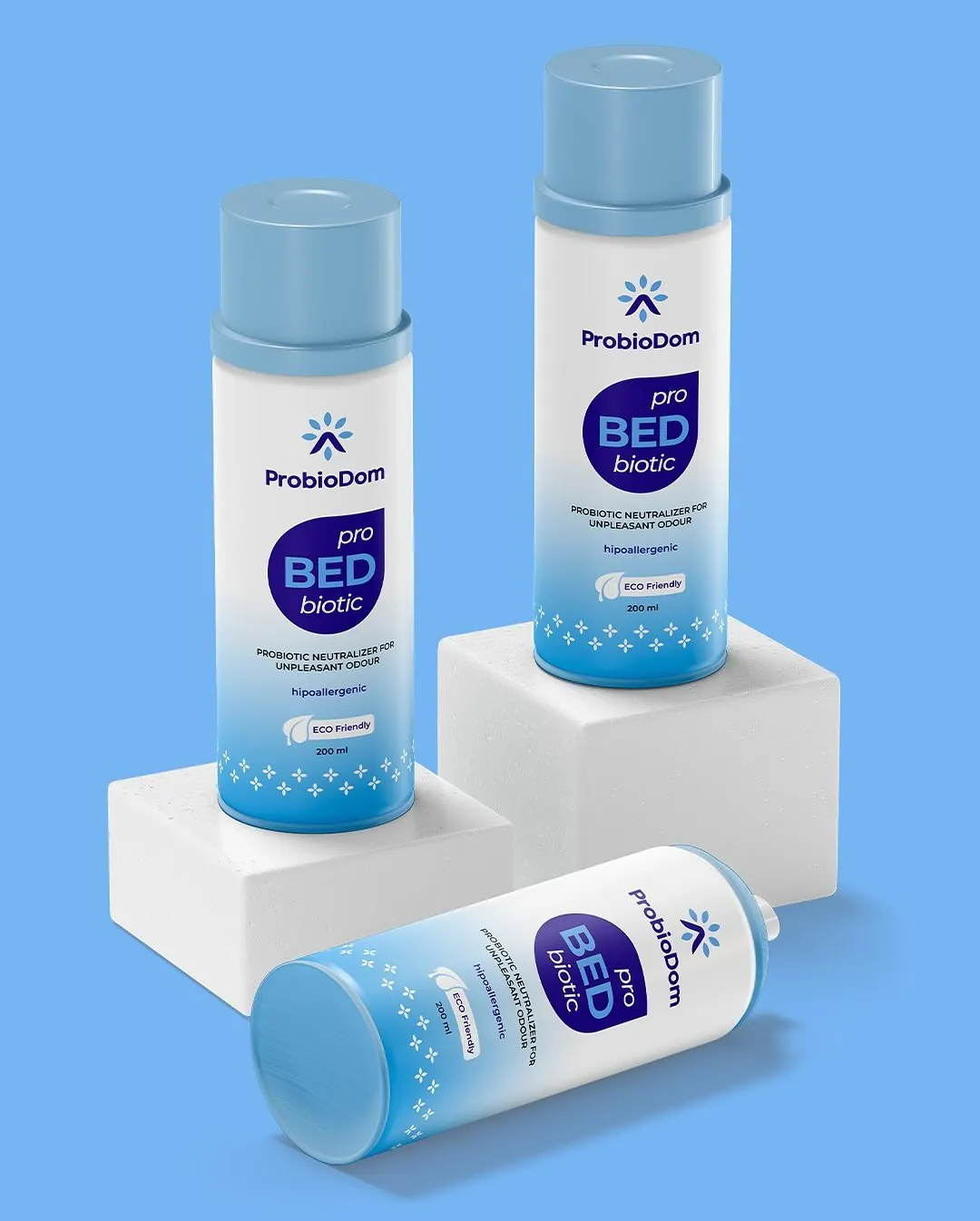 ProbioDom probiotic home care — identity, packaging and merch; image 3 of 5