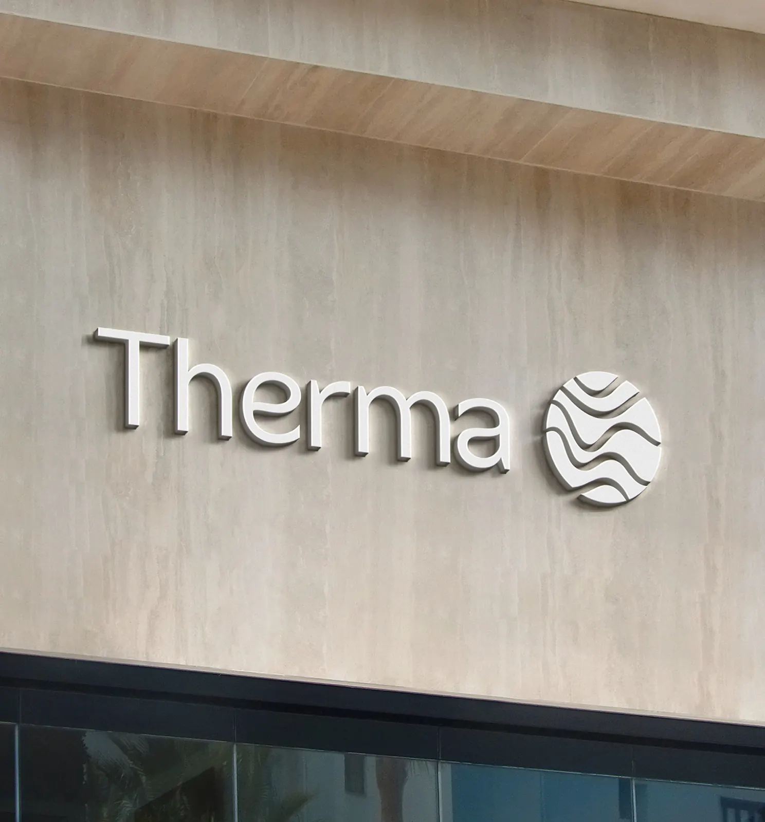 Therma spa & wellness — identity, signage and social; image 2 of 9