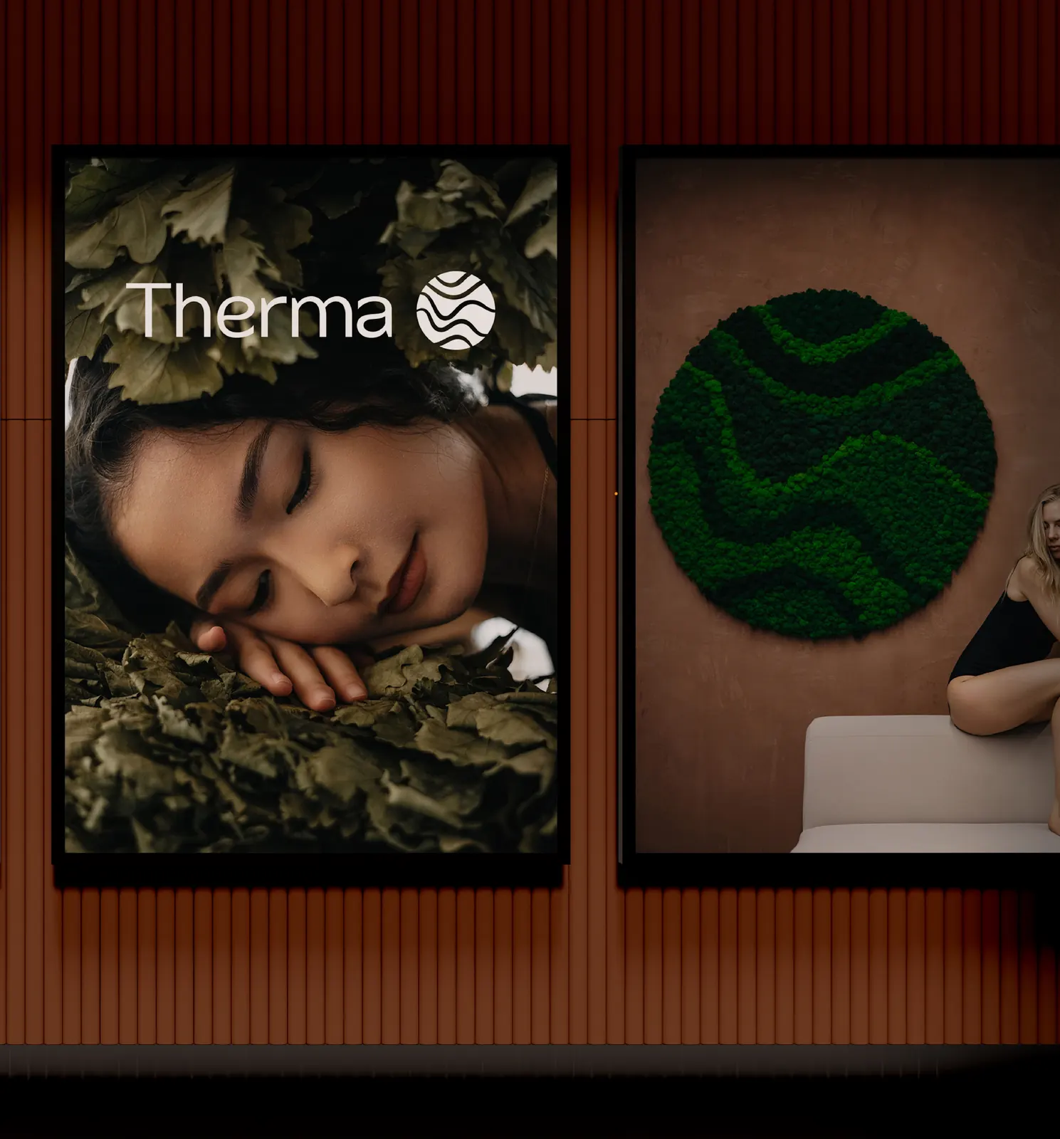 Therma spa & wellness — identity, signage and social; image 3 of 9