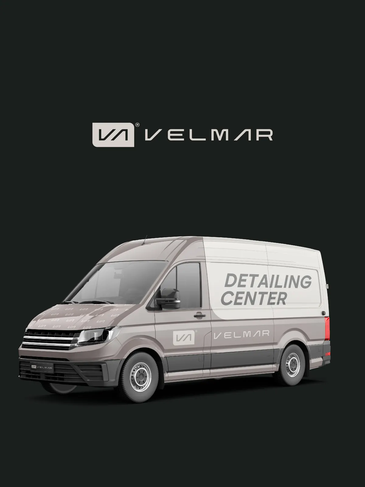 Velmar detailing center — identity, outdoor and web; image 2 of 8